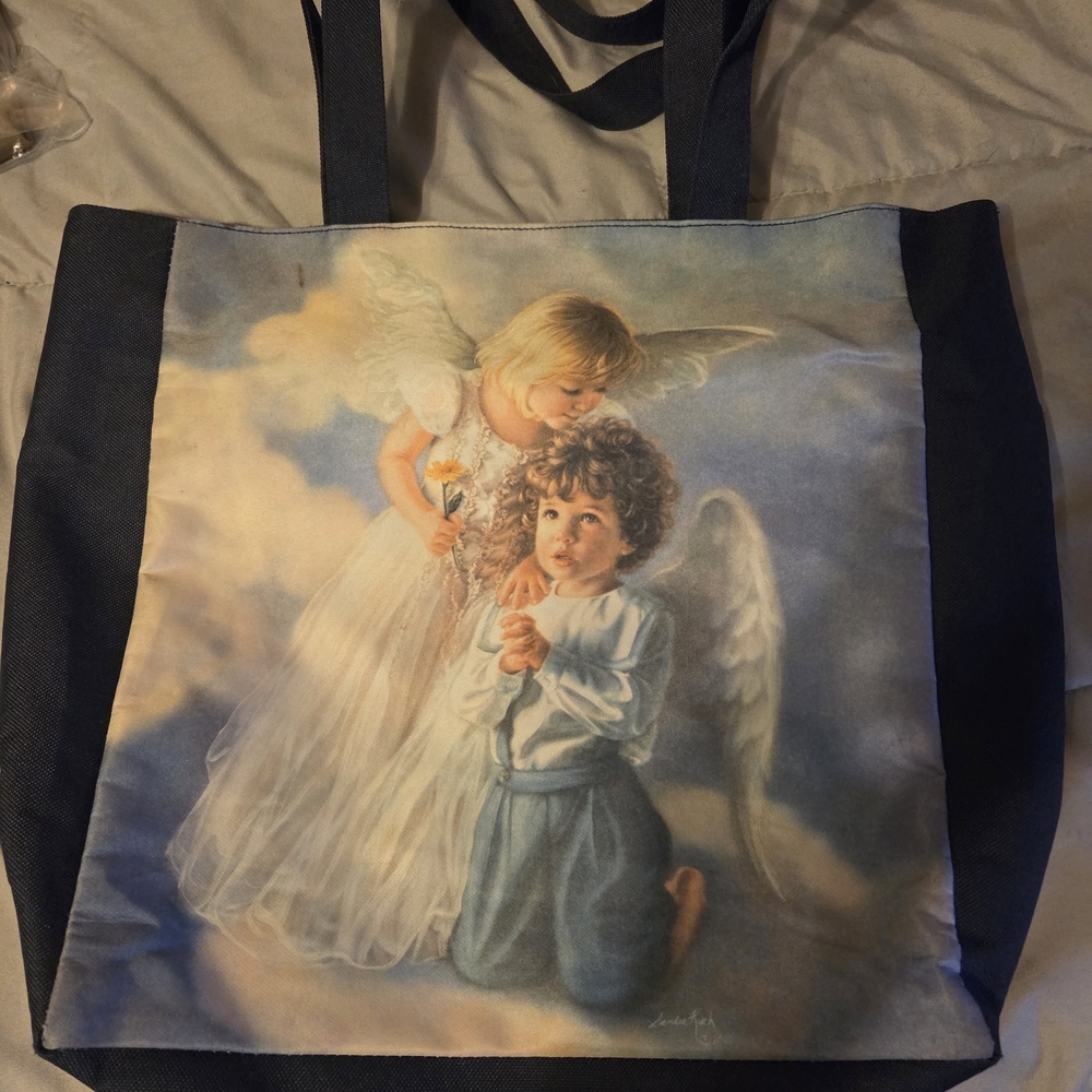 Angel Print Tote Bag